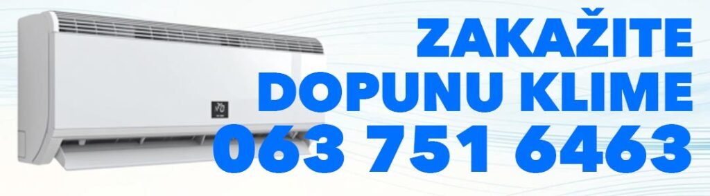 Broj za zakazivanje punjenja klime